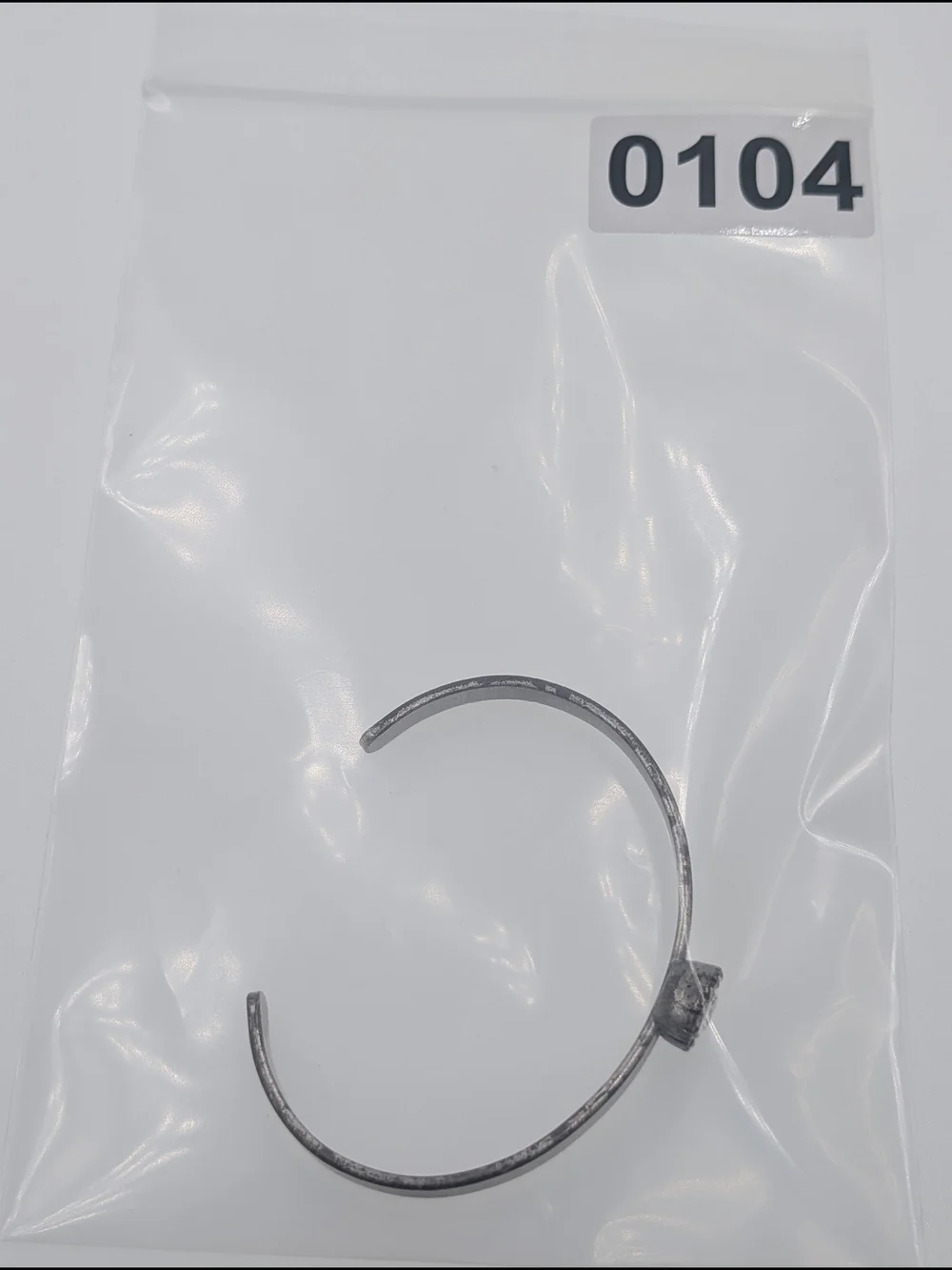 Loren Hope Silver Teardrop Crystal Cuff Bracelet 0104